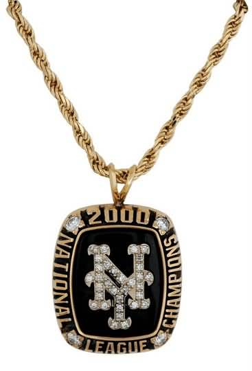 2000 NY Mets NL Champs Pendant